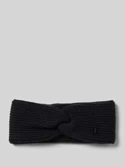 CK Calvin Klein Hoofdband van lamswolmix met labelapplicatie