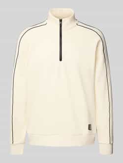EA7 Emporio Armani Sweatshirt met opstaande kraag en ritssluiting