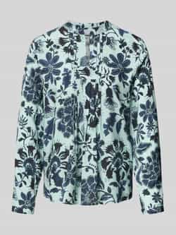 Emily Van den Bergh Regular fit blouse van viscose met tuniekkraag
