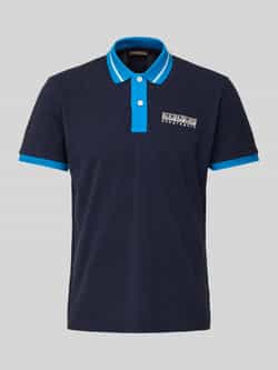 Napapijri Regular fit poloshirt met labelstitching model 'E-MURLO'