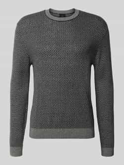 Armani Exchange Gebreide pullover met zijde