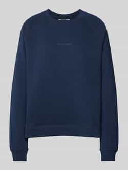 Marc O'Polo DENIM Sweatshirt In moderne O-vorm losjes gesneden met raglanmouwen