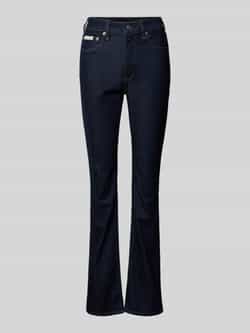 Calvin Klein Jeans Skinny fit bootcut jeans met labeldetail