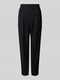 Marc Cain Feminine fit pantalon met persplooien