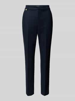 Lauren Ralph Lauren Slim fit stoffen broek met labeldetail model 'LAKYTHIA'