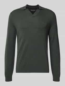 Marc O'Polo Regular fit gebreide pullover van een mix van katoen en scheerwol