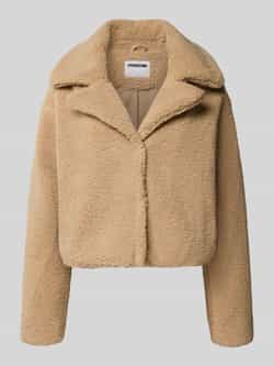 Noisy may Pluchen jack NMNATI CROP TEDDY JACKET FWD NOOS
