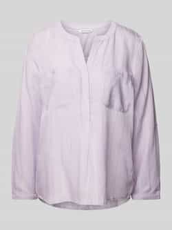 Tom Tailor Regular fit blouse van lyocellmix met opgestikte borstzakken