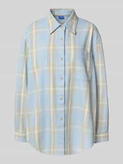 Hugo Blue Relaxed fit blouse met borstzak model 'Edia'