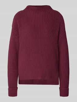 Selected Femme Regular fit gebreide pullover van katoenmix model 'SELMA'