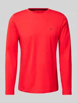 FYNCH-HATTON Shirt met lange mouwen met logo-borduursel op de borst