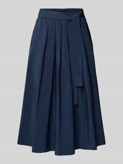 Weekend Max Mara Uitlopende midirok met tailleriem