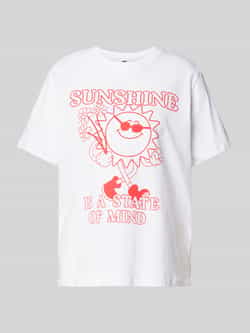 Pieces T-shirt met ronde hals voor dames