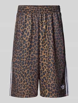 Adidas Originals Relaxed fit korte broek met all-over dierenprint