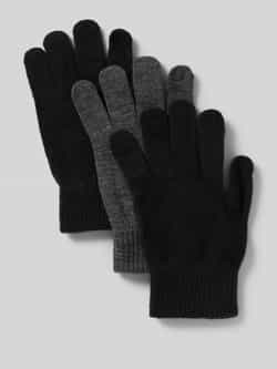 Pieces Handschoenen met smartphone touch in een set van 3 stuks model 'NEW BUDDY'