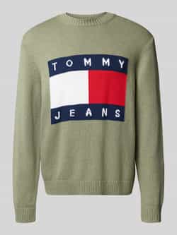Tommy Jeans Regular fit gebreide pullover van zuiver katoen
