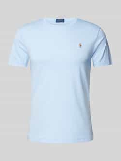 Polo Ralph Lauren Blauw Katoen Regular Fit T-Shirt Blue Heren