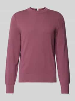 Boss Gebreide pullover met ribboorden model 'Ecaio'