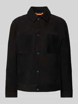 Boss Orange Jack in leerlook model 'Jomare'