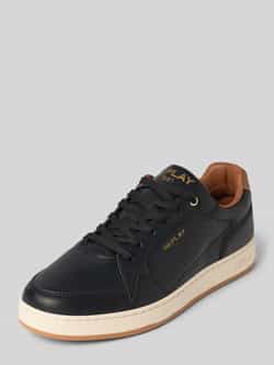 Replay Leren sneakers met labelprints model 'SMASH FINE'