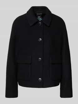 Fuchs Schmitt Wollen jack met platte kraag