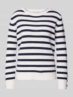 Hemisphere Gebreide pullover met ribboorden