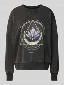 Only Comfort fit sweatshirt van katoenmix model 'LUCINDA'