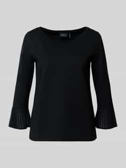 S.Oliver BLACK LABEL Relaxed fit shirt met lange mouwen van viscosemix