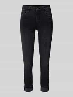 Liu Jo Zwarte Skinny Jeans met Strass Versiering Black Dames