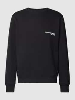 Calvin Klein Jeans Sweatshirt met label- en motiefprint op de achterkant model 'CK SPRAY'