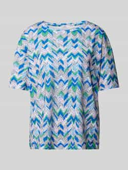 BRAX Blouseshirt met all-over motief model 'CALLY'