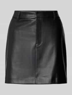 Calvin Klein Rok in a-lijn FAUX LEATHER A-LINE MINI SKIRT