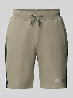 Guess Activewear Relaxed fit sweatshorts met labelprint model 'MICKEY'