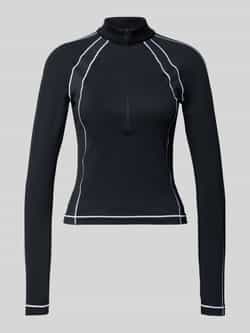 Under Armour Functioneel shirt met opstaande kraag model 'ColdGear Textured'