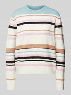 Tom Tailor Denim Regular fit gebreide pullover met streepmotief