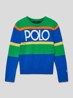 Polo Ralph Lauren Teens Gebreide pullover met labelprint