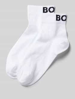 BOSS Vrijetijdssokken 2P SH Logo CC W met gebreid logo-tekst (set 2 paar 2 stuks)