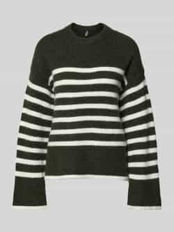 Pieces Relaxed fit ribgebreide pullover model 'LINE'