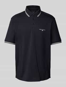 Armani Exchange Poloshirt met labelprint
