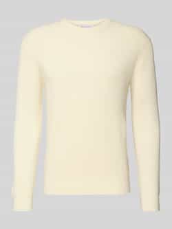 Manuel Ritz Gebreide pullover met ribboorden