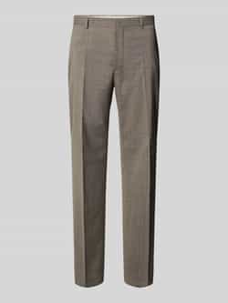 Boss Regular fit pantalon in geweven look