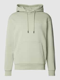 JACK & JONES ESSENTIALS gemêleerde hoodie JJEBRADLEY desert sage