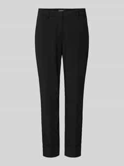 CAMBIO Regular fit stoffen broek met persplooien model 'KRYSTAL'