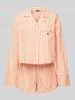 Polo Ralph Lauren Pyjama met logostitching en knoopsluiting