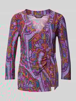 Lauren Ralph Lauren Shirt met lange mouwen in wikkellook model 'JAINAB'