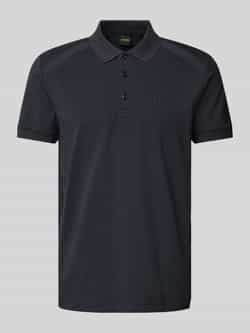 BOSS Green Poloshirt met labelprint model 'Paddy'