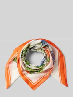 Fraas Sjaal met motiefprint en zijde