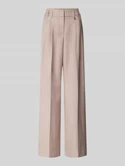 RAFFAELLO ROSSI Stoffen broek met bandplooien model 'MAYLA'