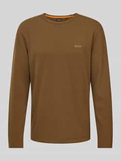 Boss Orange Regular fit shirt met lange mouwen en labelstitching model 'TEMPESTO'