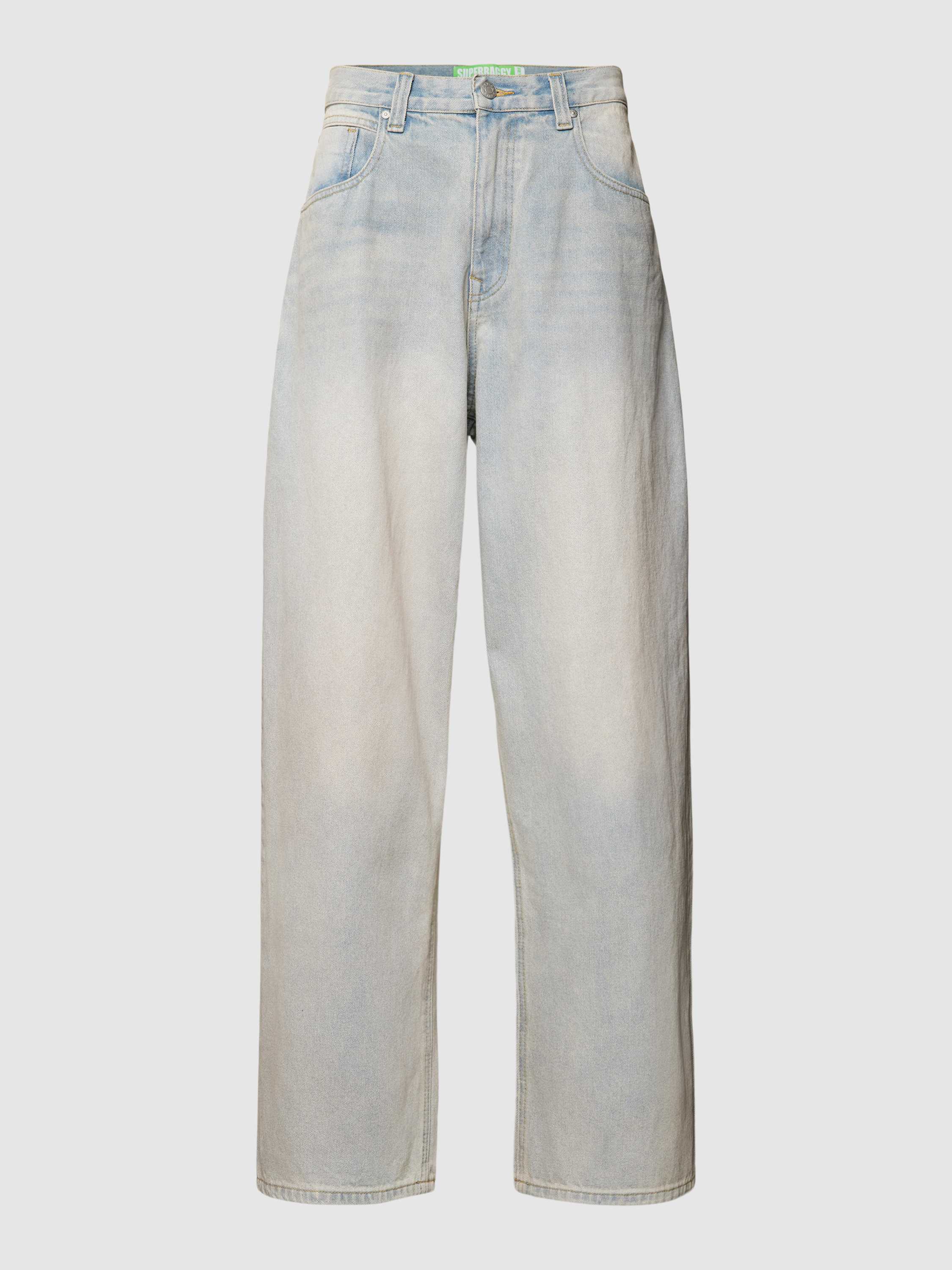 REVIEW Light washed super baggy jeans